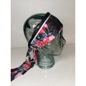 Vintage Flower Print Silk Headband Logo Funky Rare Beach Hair Accessories Aldo‎